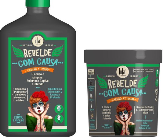 Kit Purificante Restauradora Lola Rebelde Com Causa